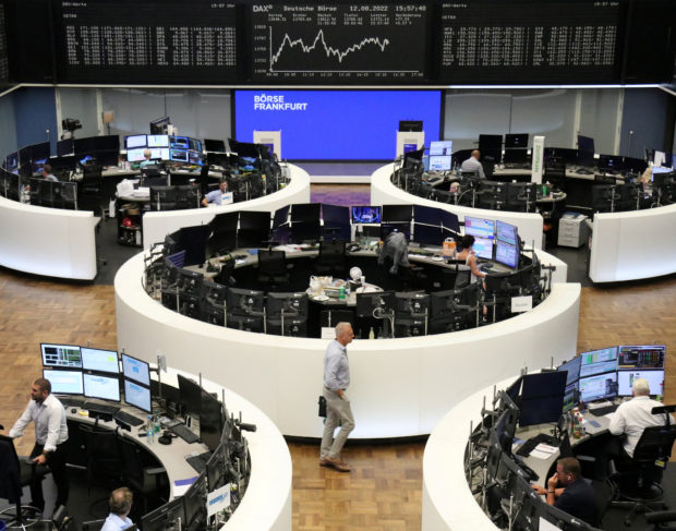 Stock exchange in Frankfurt, Germany