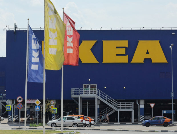 Closed Ikea store in Russia