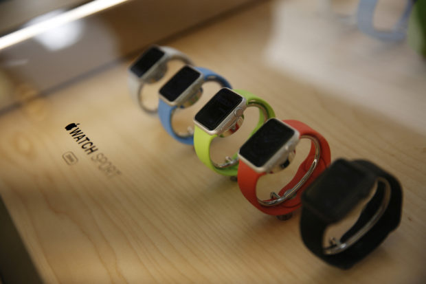 Apple Watch on display