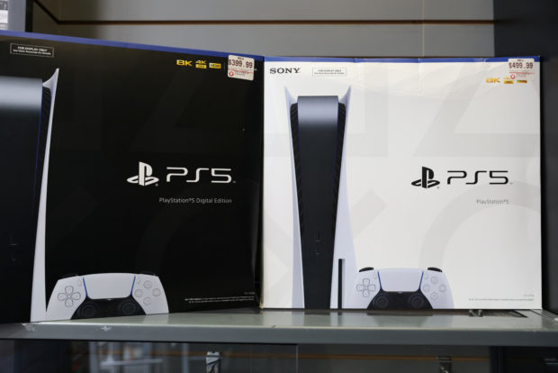 PS5 PlayStation on display