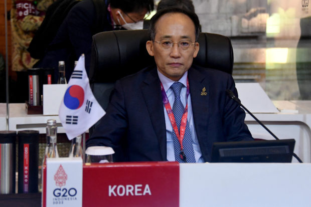 S. Korea deputy prime minister at G20 meet