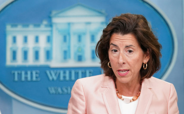 U.S. Secretary of Commerce Gina Raimondo