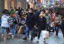 Shoppers fill Cologne's main shopping street