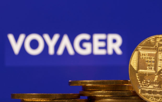 Cryptocurrencies and Voyager digital logo