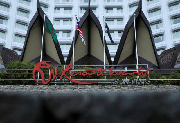 Signage of Genting Malaysia's Resorts World