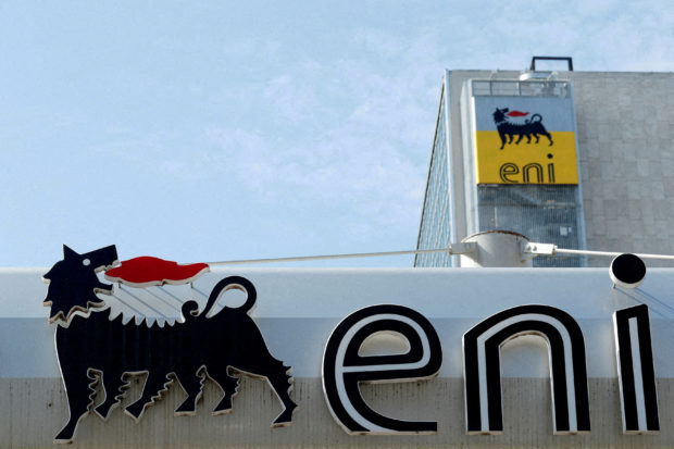 Logo of Italian energy firm Eni