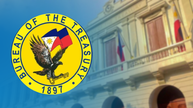 Logo of the Bureau of Treasury for story:More taxes ahead as PH debt stock breached P13T in August