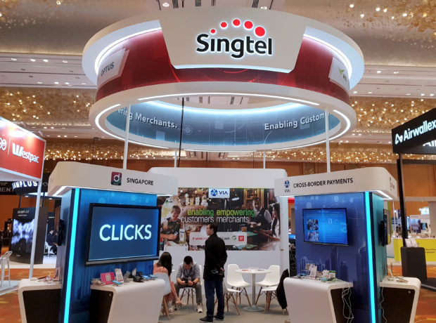 SingTel booth