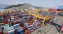 Container terminal at Busan port