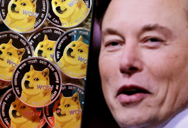 Elon Musk and representations of Dogecoin 