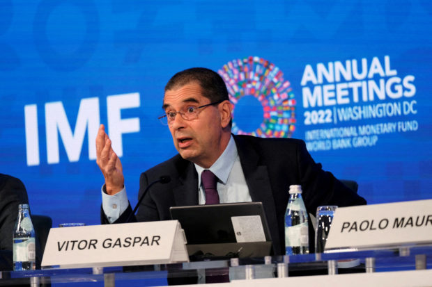 IMF Director of Fiscal Policy Vitor Gaspar
