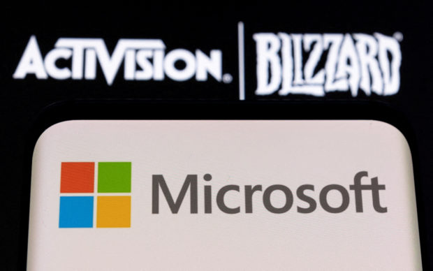 Activision Blizzard and Microsoft logos