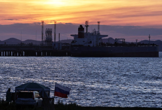 Crude oil terminal in Russia