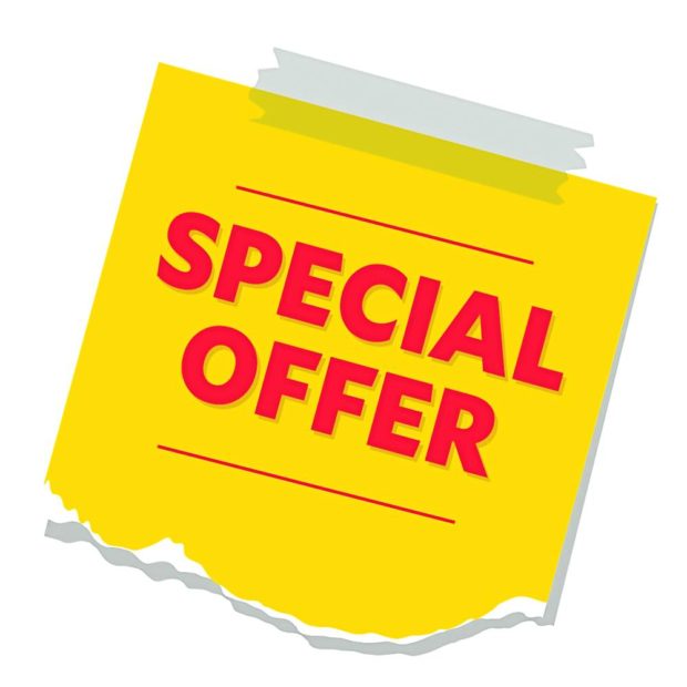 Special offer sign