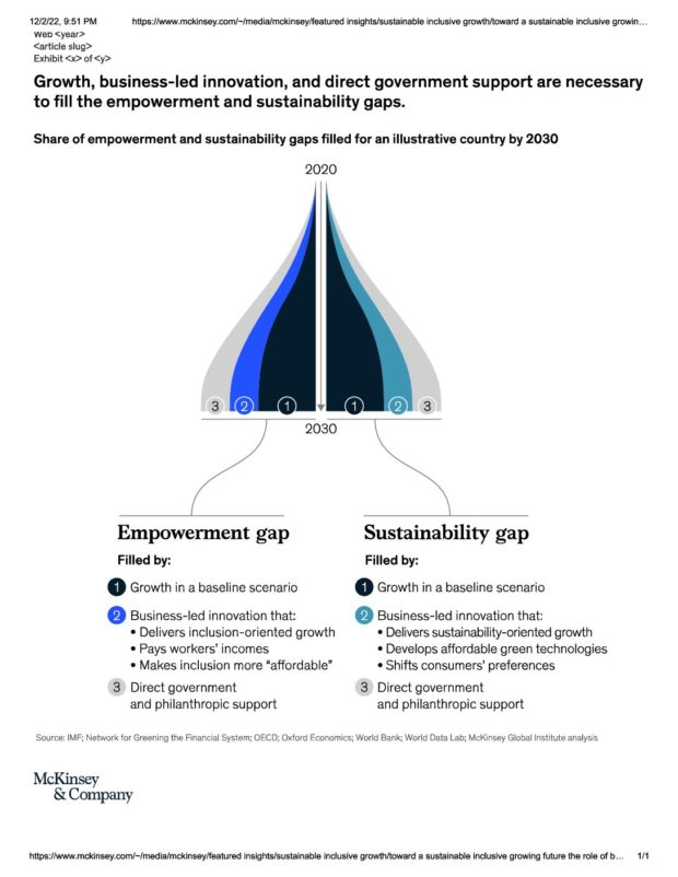Toward a sustainable, inclusive, growing future: The role of business - Planet Concerns