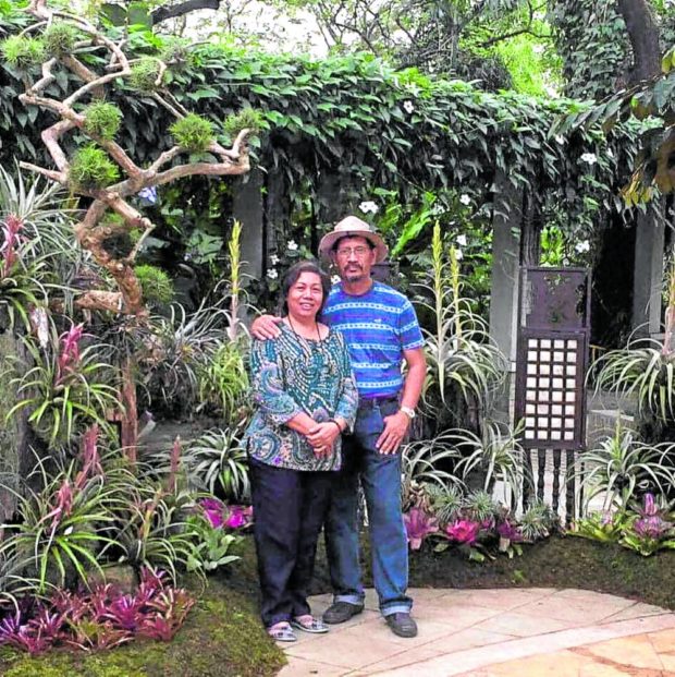 BREEDERS Doreen and Rene Dofitas with their world-renowned tillandsia hybrids
