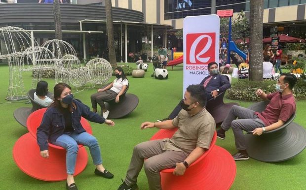 Spun Chairs At Robinsons Magnolia's Central Garden