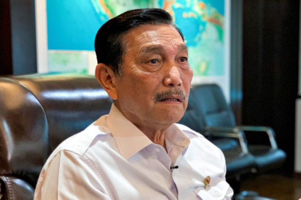 Indonesia's Coordinating Minister of Maritime Affairs and Investment Luhut Pandjaitan
