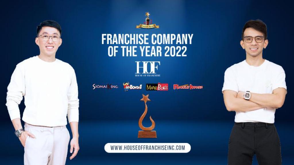 The entrepreneurial partnership of JC's Jonathan So and Carlito Macadangdang has recently been awarded by the Asia Leaders Awards as the Franchise Company of the Year for the third consecutive time.
