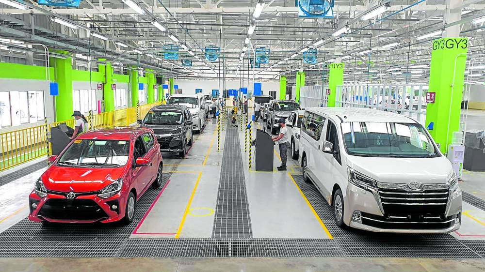  The local assembly line of Toyota Motors was busier last year as the pandemic eased