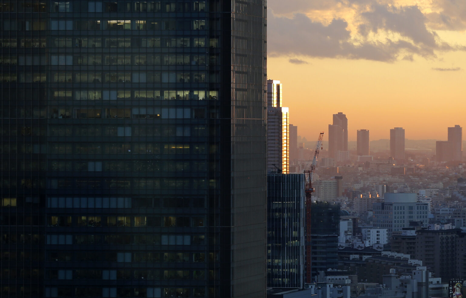 High-rise office buildings in Tokyo