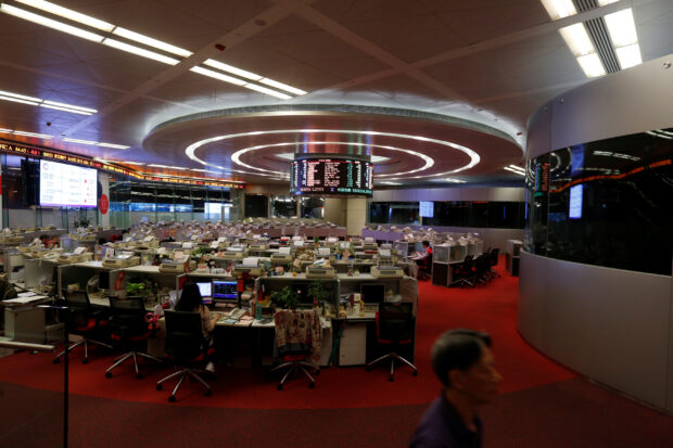 Trading floor of Hong Kong Stock Exchange
