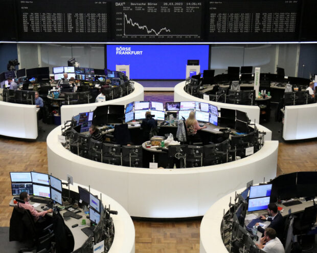 Stock exchange in Frankfurt