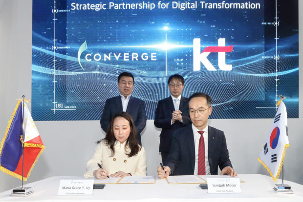 Converge, KT Corp MOU signing