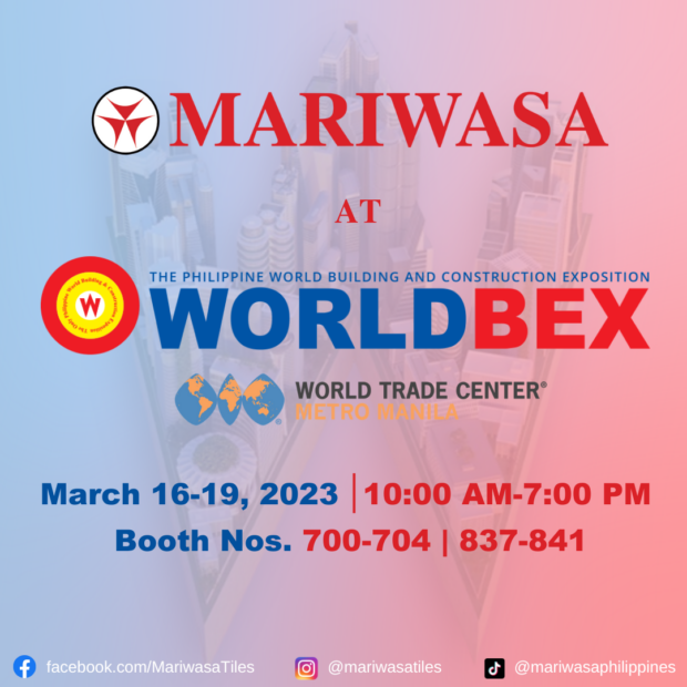 Mariwasa WORLDBEX 2023