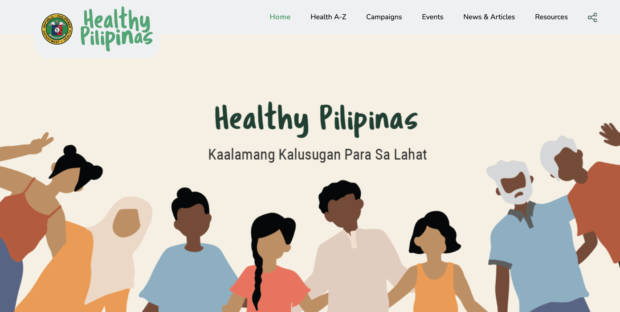 Healthy Pilipinas website