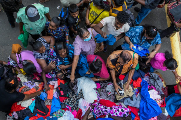Market scene in Colombo, Sri Lanka