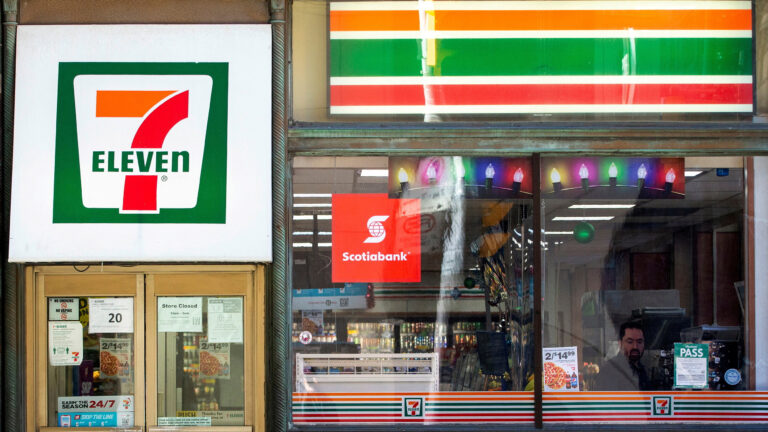 A 7-Eleven store in Toronto, Canada
