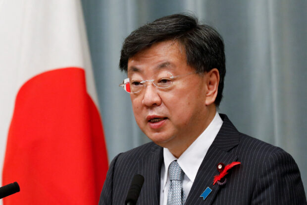 Japan Chief of Cabinet Secretary Hirokazu Matsuno