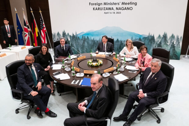 G7 foreign ministers' meeting