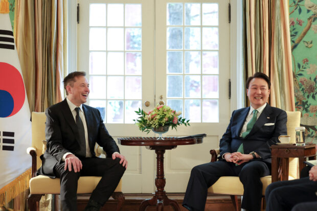 South Korea President Yoon meets with Elon Musk