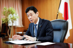 Minister of Economy Nishimura Yasutoshi