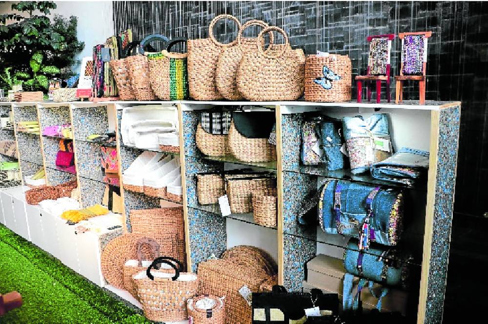 BPI Foundation-backed social enterprises display their products at Sinag Sari-Saristore in Glorietta, Makati in December 2022.