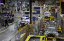 Production line at Jaguar Land Rover's Halewood factory in Liverpool