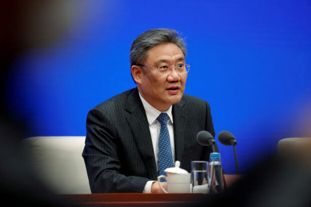 China's Commerce Minister Wang Wentao