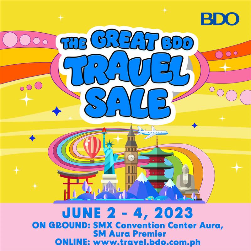 bdo travel sale extended