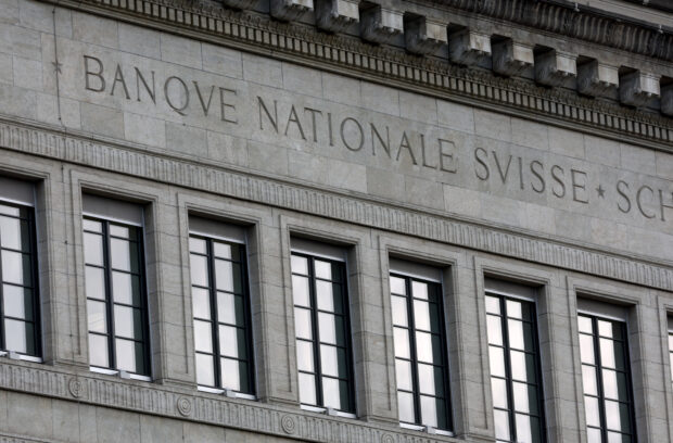 The Swiss National Bank building in Zurich