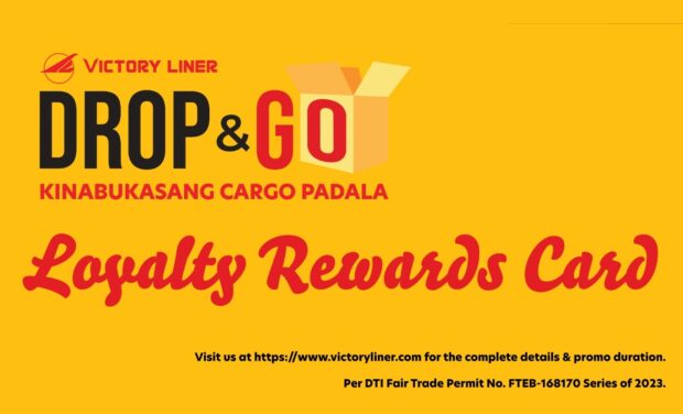 Victory Liner Loyalty Program for Drop & Go Patrons