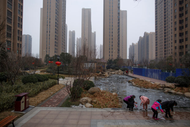 FILE PHOTO: Apartment complex in Zhengzhou, China