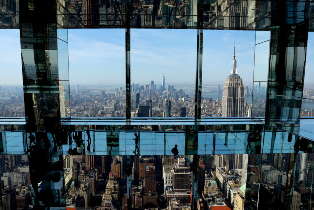 The Empire State and Manhattan skyline