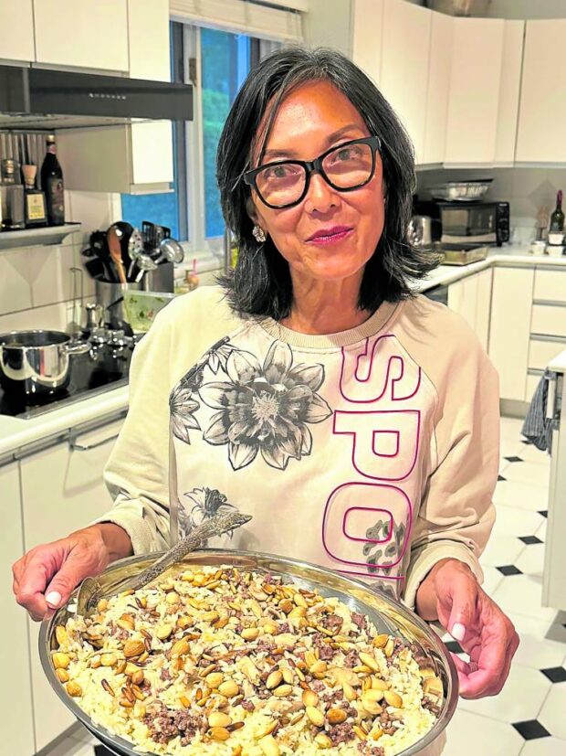 HOME CHEF Shinette Khoury, a Filipina entrepreneur married to a Lebanese, makes the best home-cooked Lebanese dishes —Contributed photo