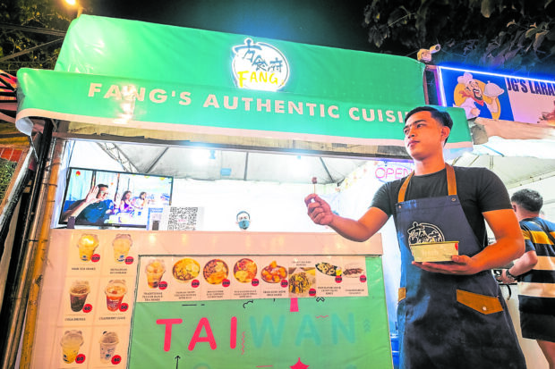 Sugbo Mercado features kiosks offering authentic local and international dishes.