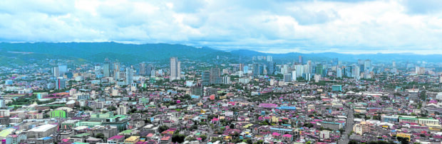 BIRD’S EYE VIEW Cebu City’s skyline is a testament to the dynamic nature of the Queen City of the South, containing a mix of old sections and exciting new developments showing thevibrance of the local economy. —Photos by Emmanuelle Sawit.