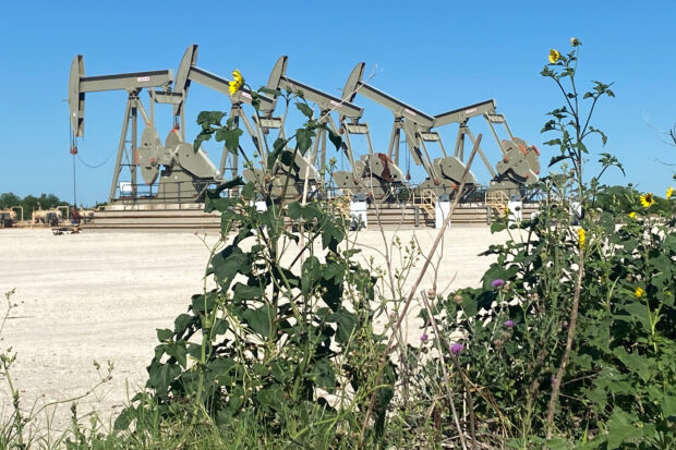 Marathon Oil well site in Texas