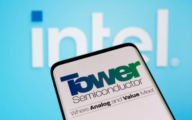 Tower Semiconductor and Intel logos