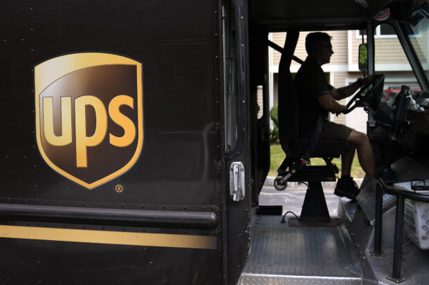 UPS delivery van